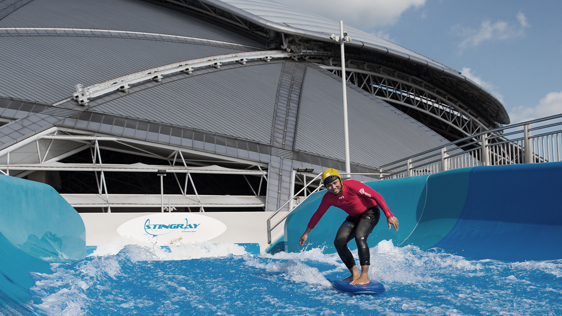 Surfing Singapore Sports Hub Sports Entertainment Lifestyle